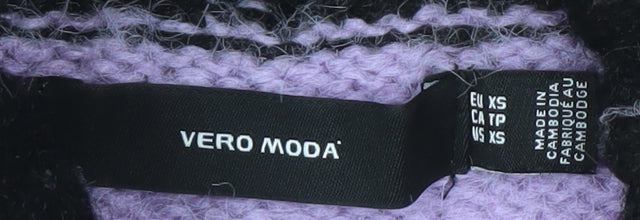 Vero Moda Women's Multicoloured XS Check Pullover Jumper
