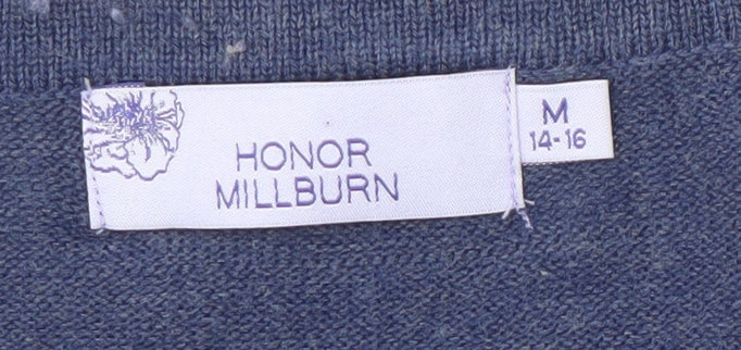 Honor Millburn Women's Blue Cardigan M Size