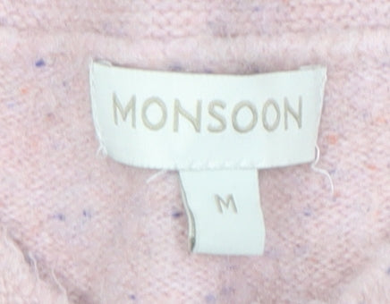 Monsoon Women's Pink Pullover Jumper M