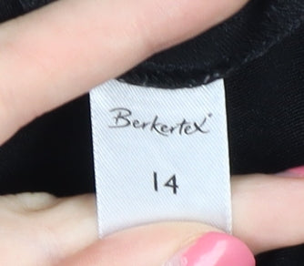 Berkertex Women's Black Straight Trousers Size 14