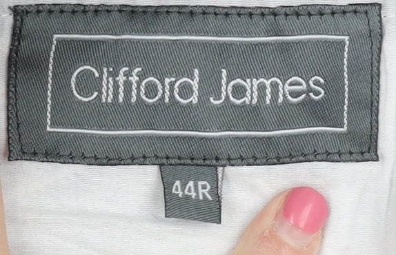Clifford James Men's Blue Corduroy Trousers, Size 44