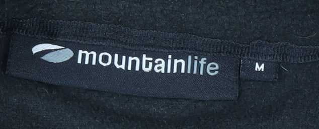 Mountainlife Men's Black Fleece Jacket M Casual