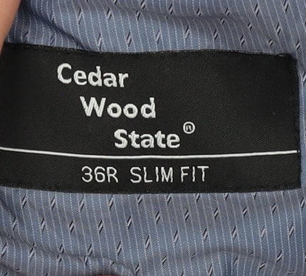 Cedarwood State Men's Blue Slim Fit Jacket 36R