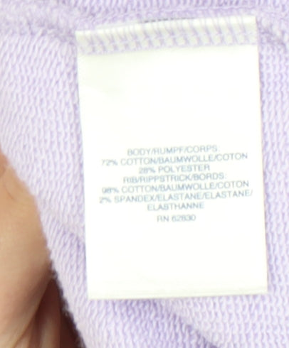 Lands' End Women's Purple XL Pullover Sweatshirt