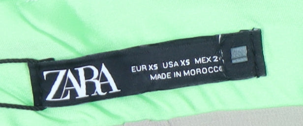 Zara Women's Long Green Skirt XS