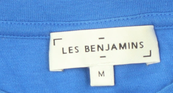Les Benjamins Men's Blue Graphic T-Shirt M