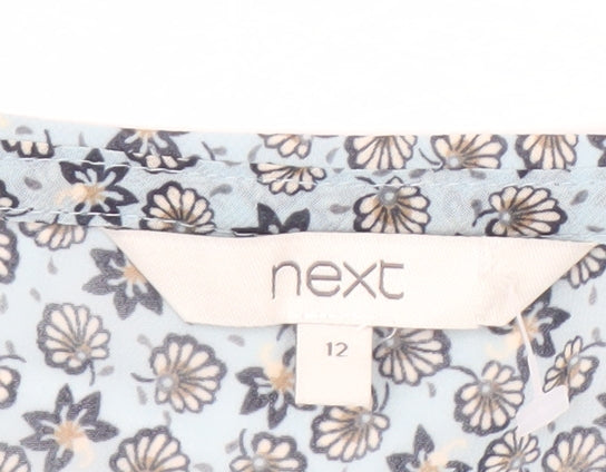 Next Women's Multicoloured Floral Top Size 12