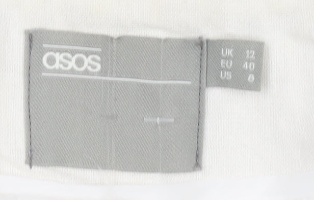 Additional view of ASOS Women's Ivory Blazer, size 12, Relaxed Fit Elegant