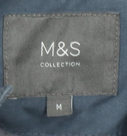 Marks & Spencer Men's Blue Hooded Parka Jacket M
