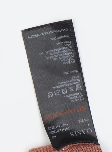 Oasis Women's Brown Pullover Jumper Medium
