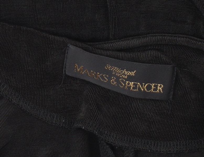 Marks & Spencer Black Long Dress Size 10
