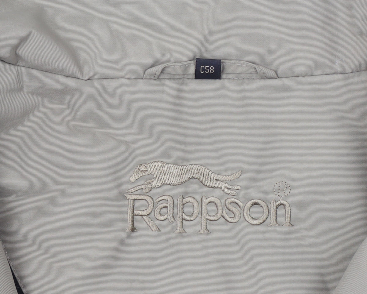 Rappson Men's Beige Jacket C58 with Zipped Pockets