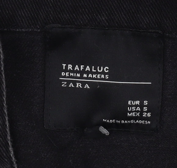 Zara Women's Black Pinafore Dress S