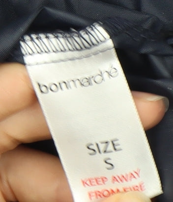 Bonmarché Women's Blue Mid-Length Basic Jacket