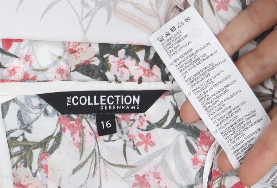 The Collection Debenhams Womens Multicoloured Top Size 16