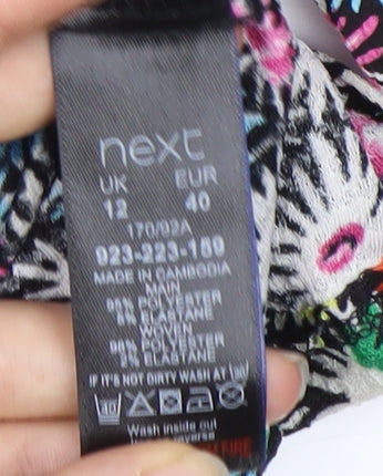 Next Women's Multicoloured Floral Blouse Size 12