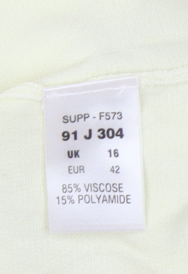 Kaleidoscope Women's Ivory Floral Jumper Size 16
