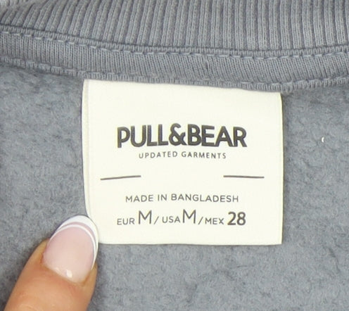 Pull&Bear Unisex Grey Pullover Sweatshirt M