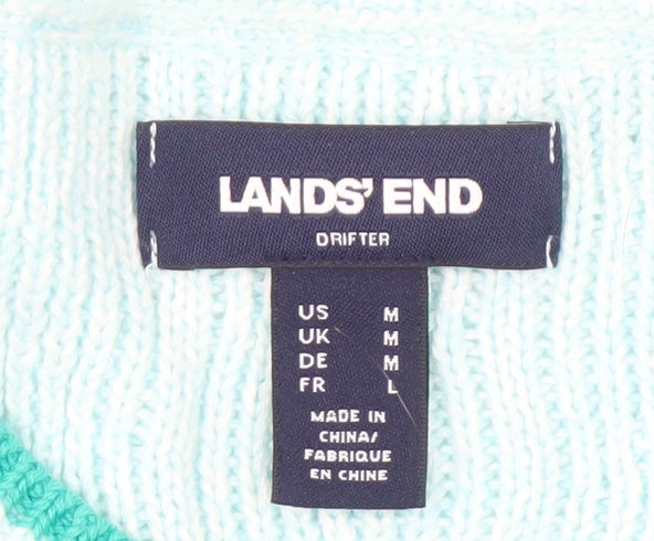 Lands' End Women's Blue Pullover Sweater, Size M