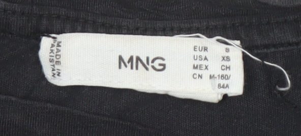 Mango Men's Black XS Rock Graphic T-Shirt