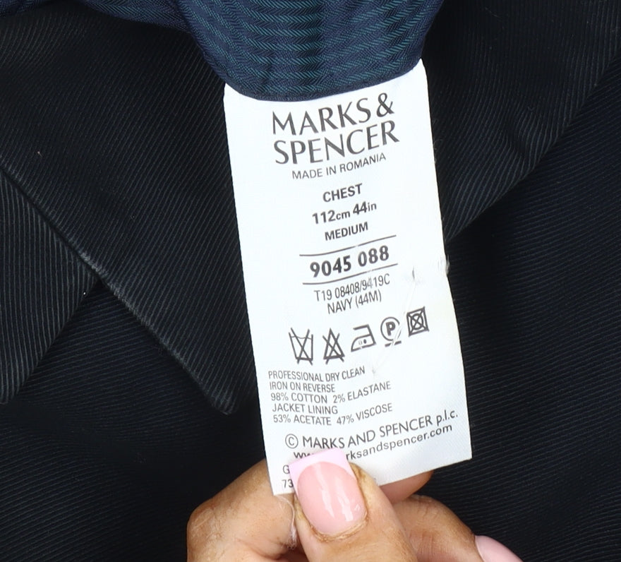 Marks & Spencer Men's Blue Blazer 44R