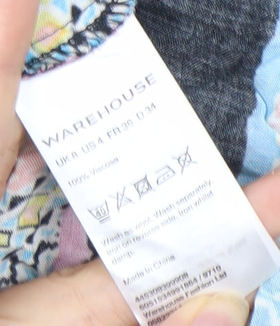 Warehouse Women’s Multicoloured A-Line Dress Size 6