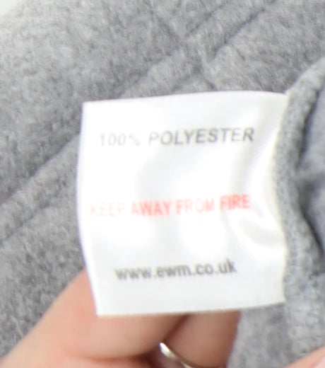 ISLE Women's Grey Fleece Zip Jacket - Size S