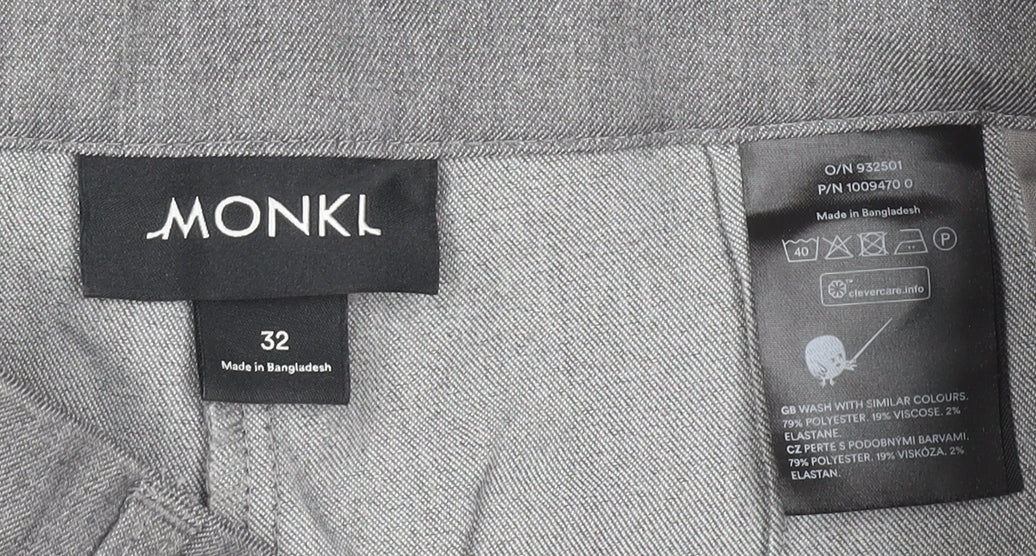 Monki Women's Grey Dress Pants Size 4