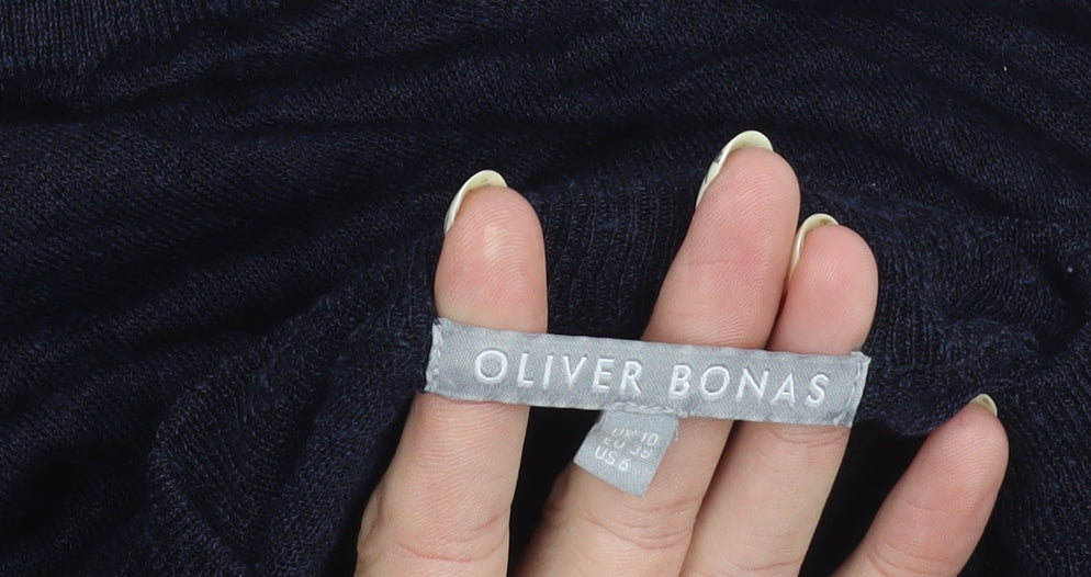 Oliver Bonas Women's Blue Jumper Size 10