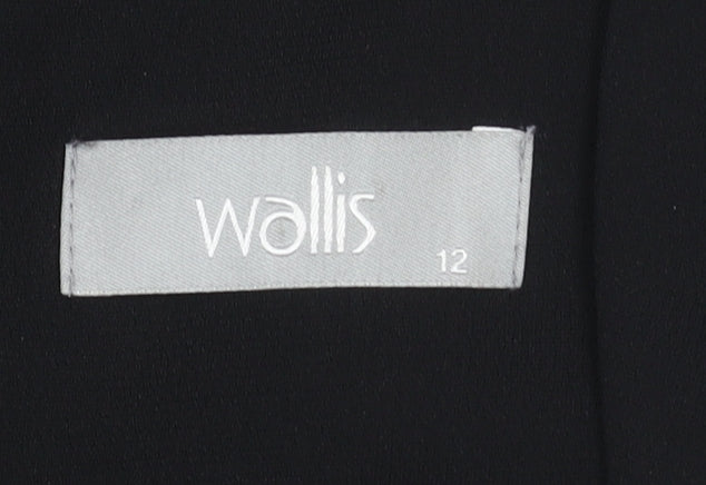 Wallis Women's Black Size 12 Sleeveless Dress