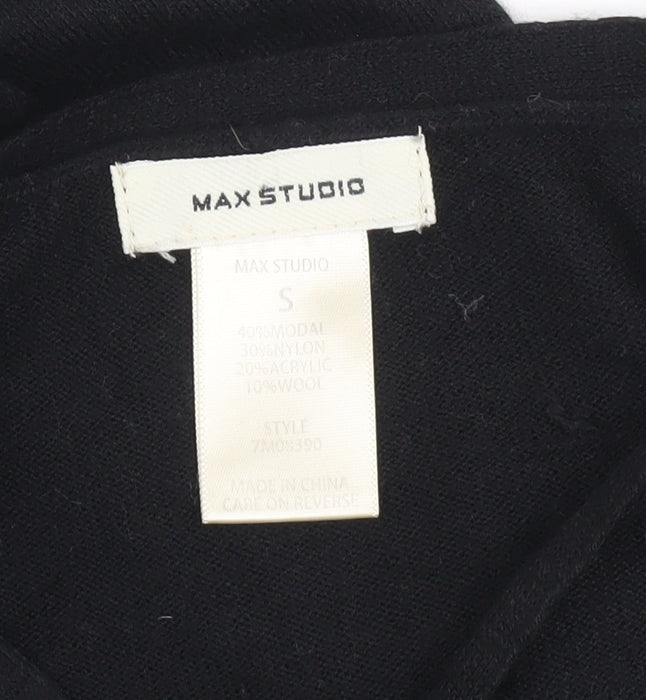 Max Studio Women's Black Jumper, Size S, Long Sleeve