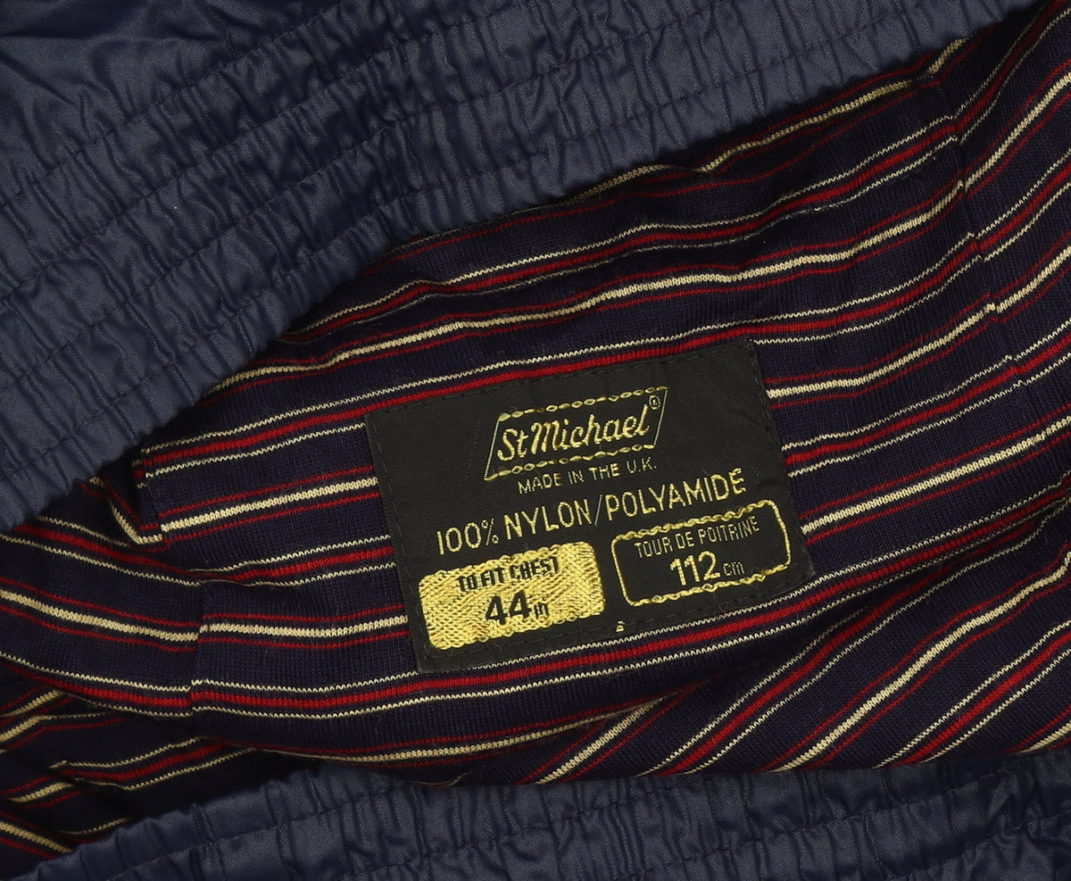 Marks & Spencer Men's Blue Nylon Jacket, Size 44