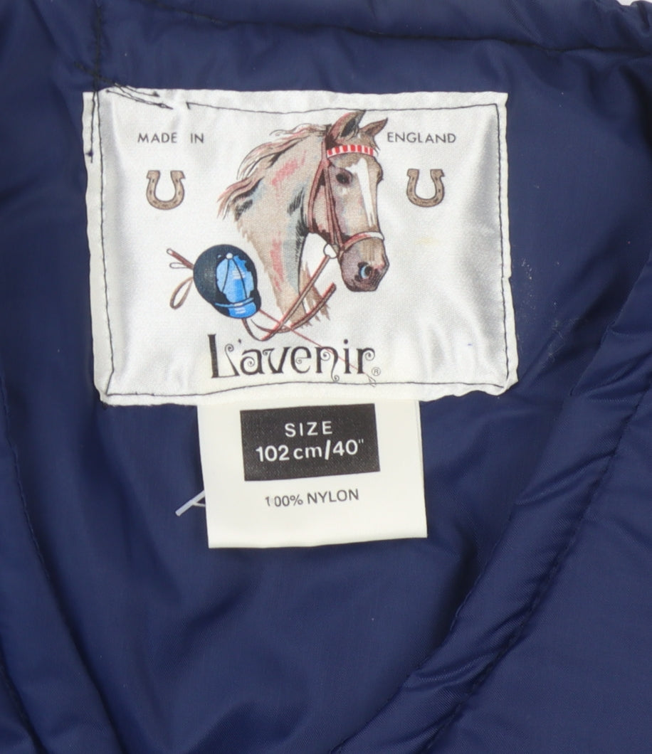 L'avenir Men's Blue Puffer Waistcoat Size 40 in