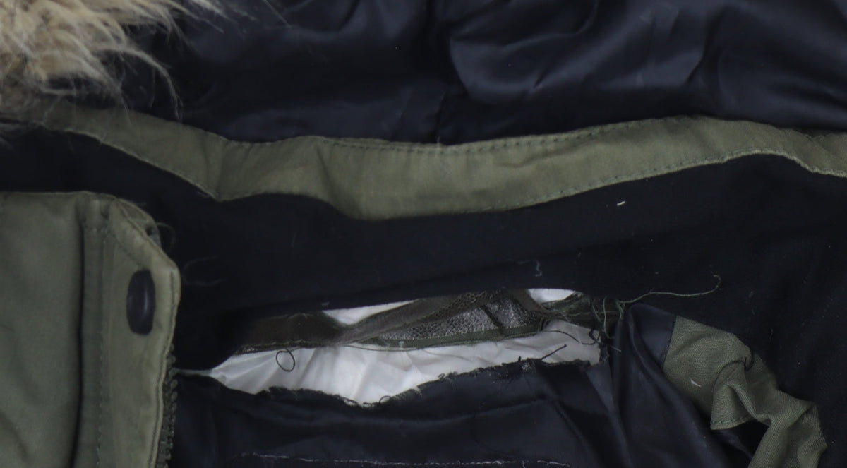 DLX Women's Green Puffer Jacket Size 10