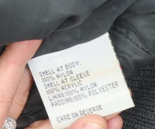 Petroleum Men's Grey Bomber Jacket L Size