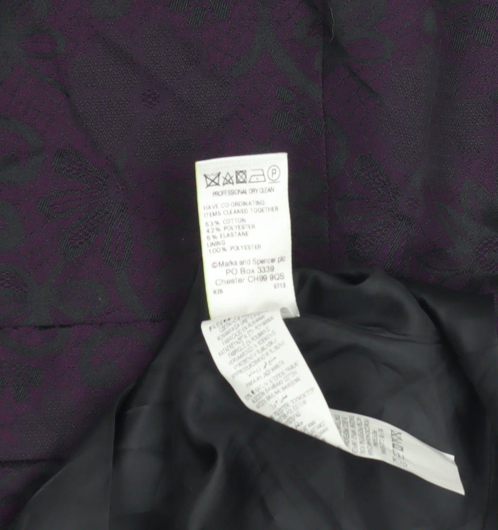 Marks & Spencer Women's Purple Dress Size 18