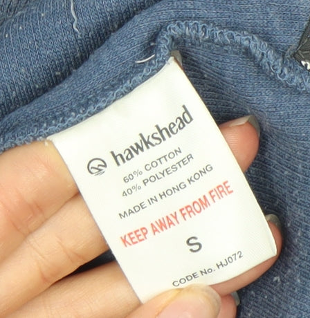 Hawkshead Men's Blue Full Zip Sweatshirt Size S