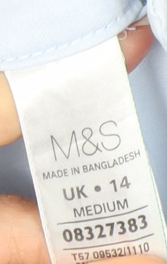 Marks and Spencer Women's Blue Trousers Size 14