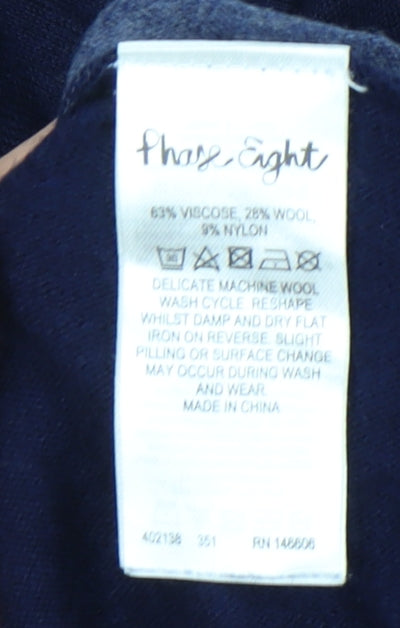 Phase Eight Women's Blue Pullover Jumper M