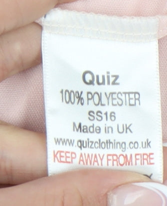 Quiz Women's Pink Shift Dress Size 10