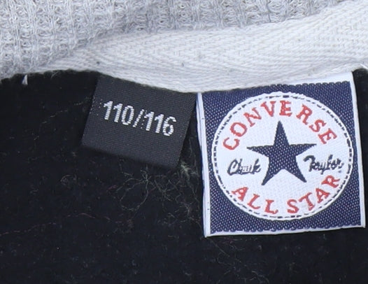 Converse Boys Black Yellow Varsity Jacket 3 Years