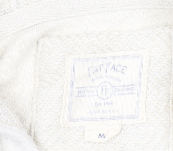 FatFace Women’s Ivory Hoodie Medium | Casual Comfort