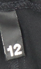 Divided Women's Black Trousers Size 12 Polyester Blend