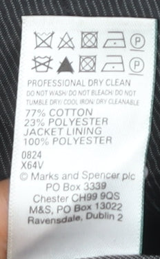 Marks & Spencer Men's Grey 48 Blazer Jacket