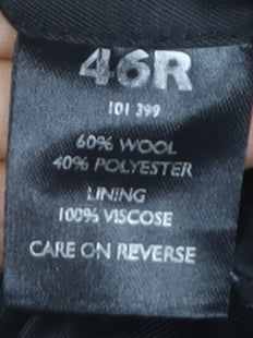 Horne Brothers Men's Black 46R Wool Tuxedo Blazer