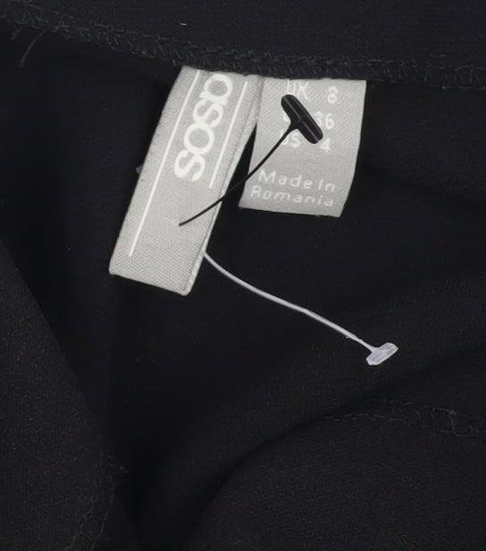 ASOS Women's Black Jumpsuit - Size 8 Regular