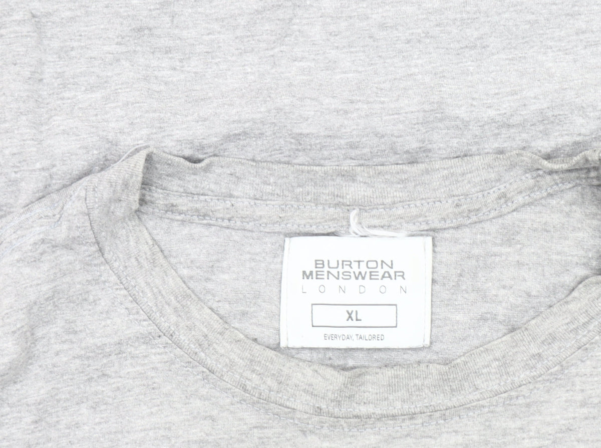 Burton Menswear Grey XL Nature Graphic T-Shirt