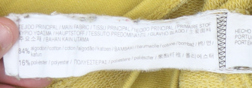 Pull & Bear Women's Yellow Sweatshirt S