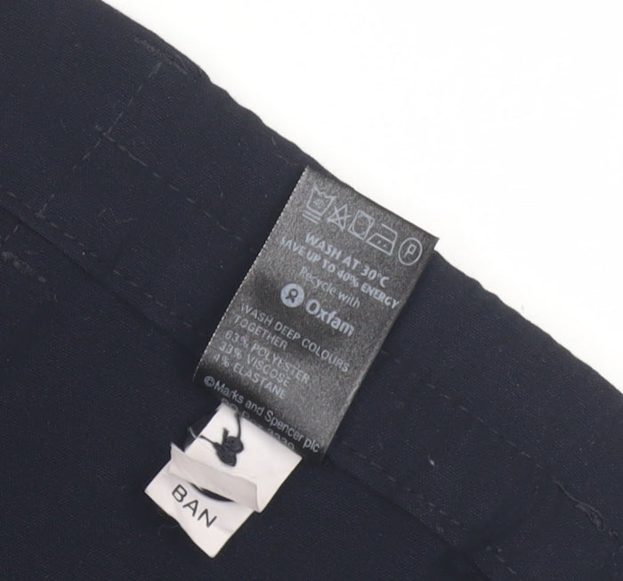 Marks and Spencer Women's Black Trousers, Size 14