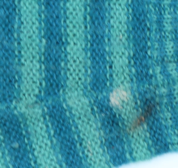 FatFace Women’s Blue Striped Cowl Neck Jumper Size 12